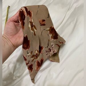 Ralph Lauren Floral Silk Scarf